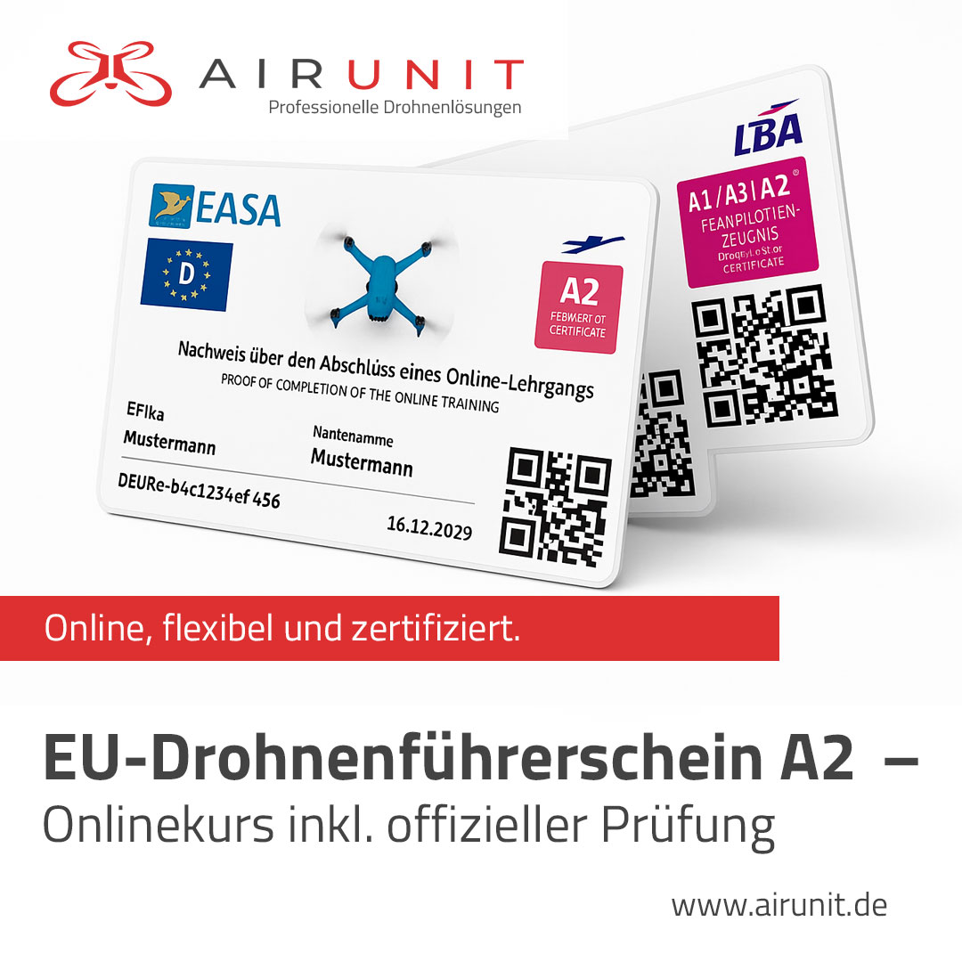 Airunit EU Drohnenführerschein A2